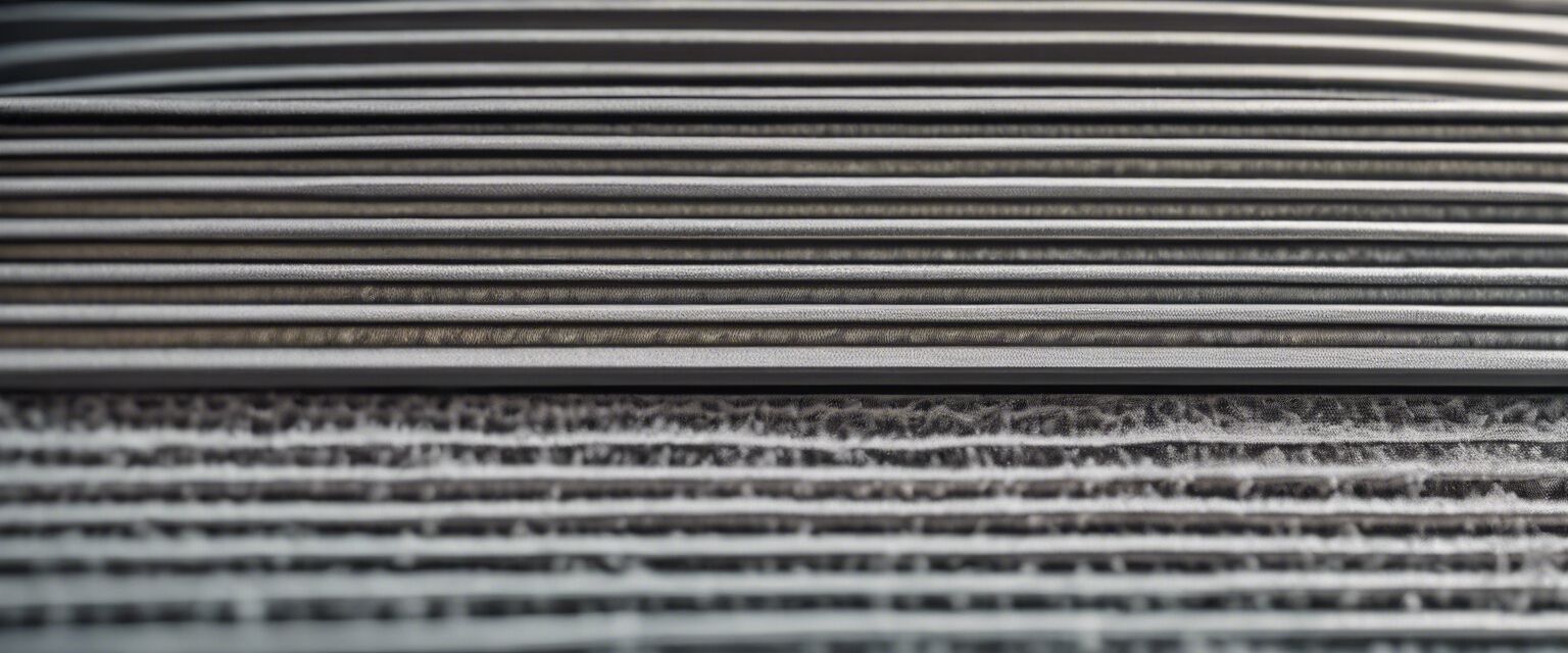 HEPA filter in a vacuum