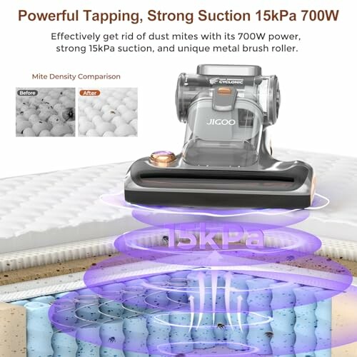 JIGOO Mattress Vacuum Cleaner